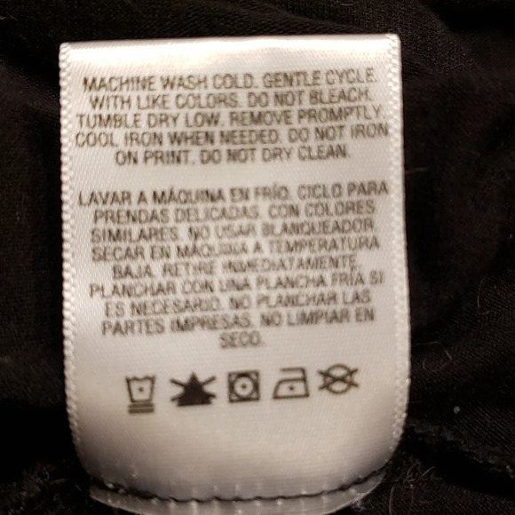 Simply Emma black pleated front top. - Picture 7 of 7